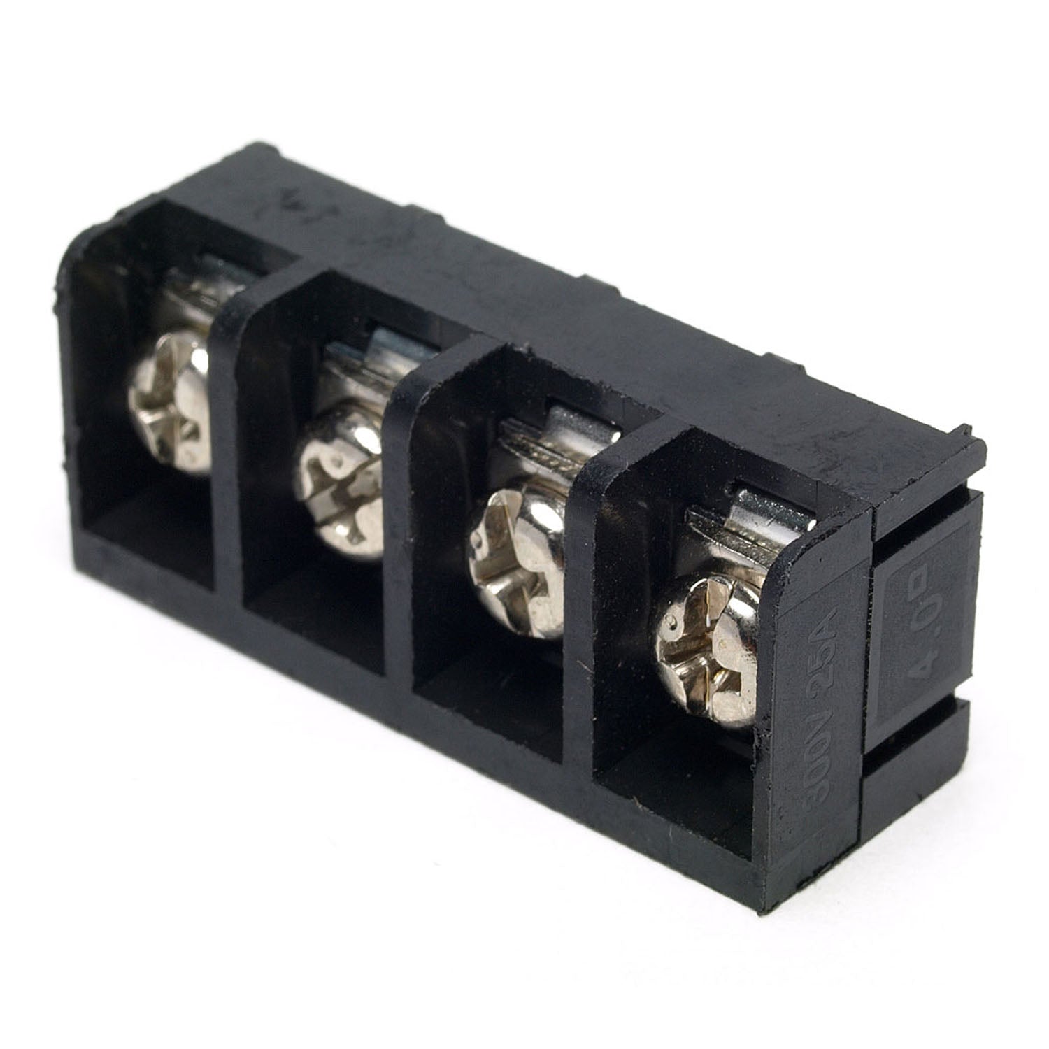 7-TB9-4P 4P Black screw terminal block