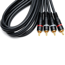9-AC2101 10FT RCA 2P/2P G/R/W/black