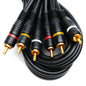 9-AC3051 5FT RCA 3P/3P G/R/Y/W/B