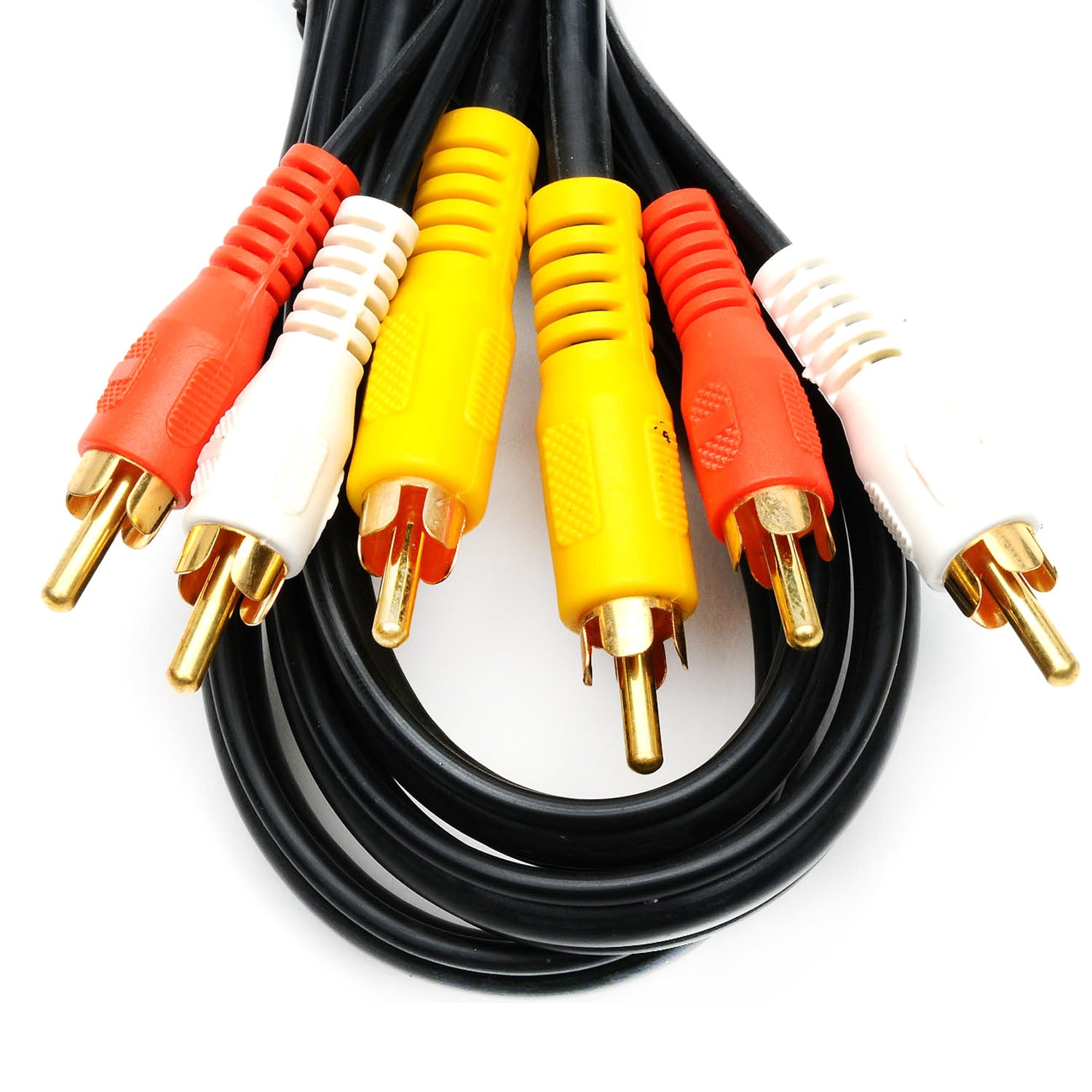 9-AC3055 5FT RCA cable 3P/3P gold