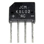 KBL02 Flat Bridge 4A 200V 4P/P