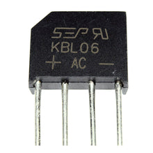 KBL06 Flat Bridge 4A 600V 4P/P