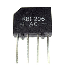 KBP206 Flat Bridge 2A 600V 4P/P