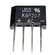 KBP207 Flat Bridge 2A 700V 4P/P