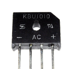 KBU1010 Flat Bridge 10A 1KV 4P/P