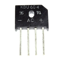 KBU604 Flat Bridge 6A 400V 4P/P