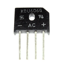 KBU606 Flat Bridge 6A 600V 4P/P