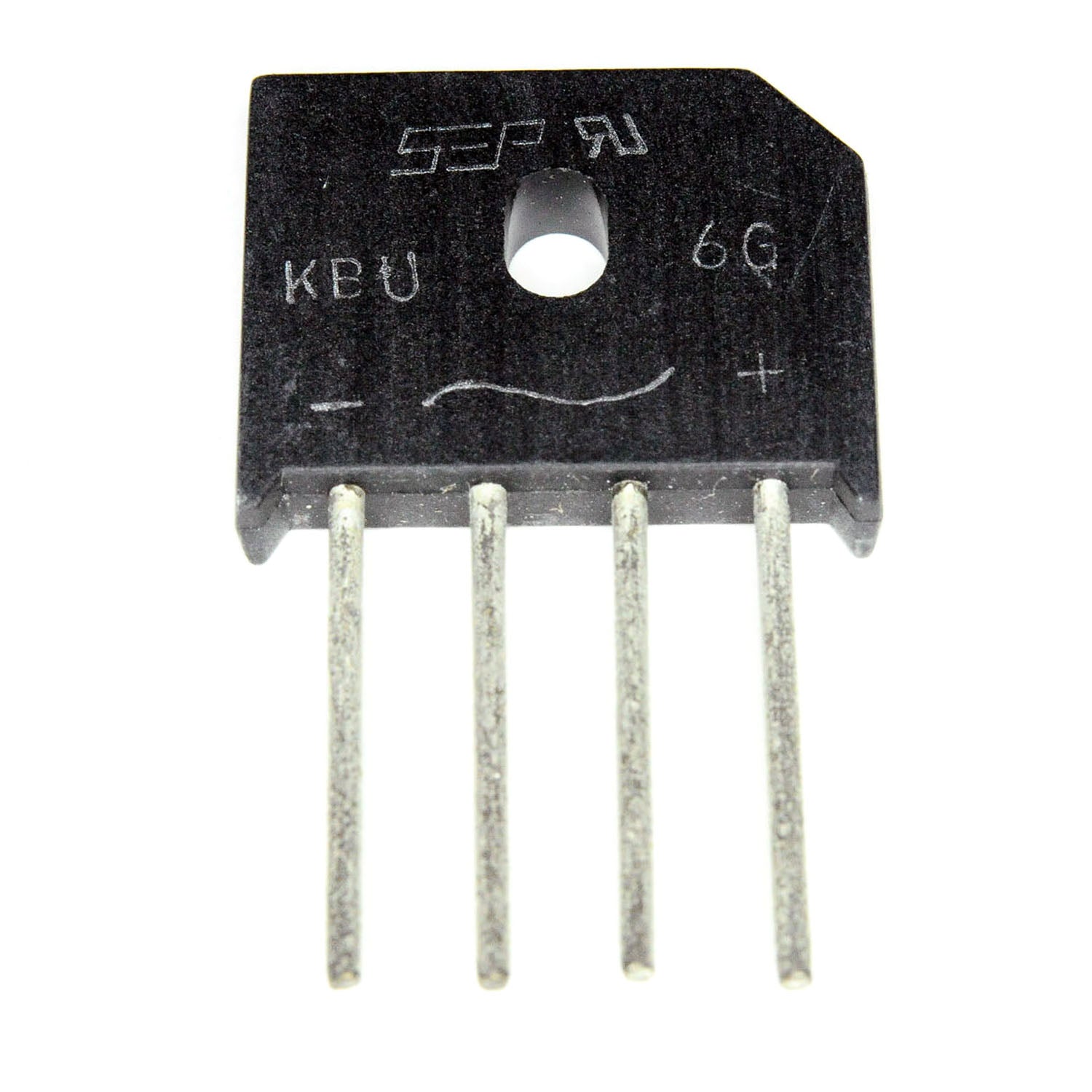 KBU6G Bridge Rectifier Diode 4P 6A 400V Single Row